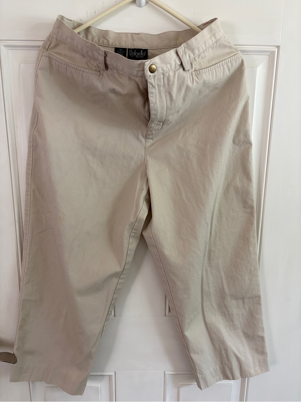 Womensen's Khaki Dress Capri Pant